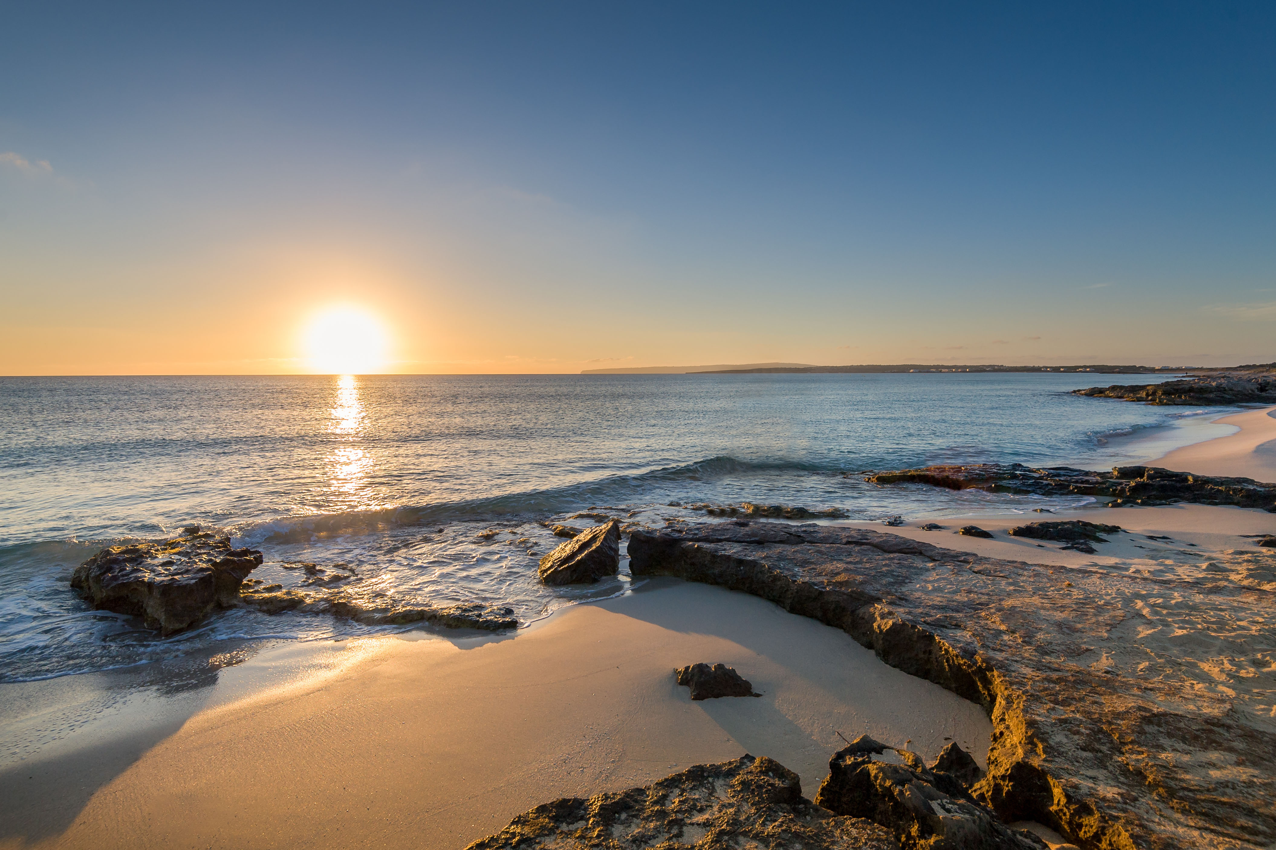 puesta de sol en formentera