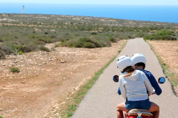 Formentera Cap de Barbaria en Moto